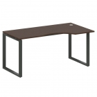 Стол криволинейный правый на О-образном м/к Рива METAL SYSTEM БО.СА-1 Пр Венге/Антрацит