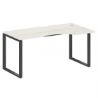 Стол криволинейный правый на О-образном м/к Рива METAL SYSTEM БО.СА-1 Пр Наварра/Антрацит