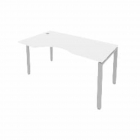 Стол письменный Рива METAL SYSTEM Б.СА-1 Л Дуб Навара/Серый