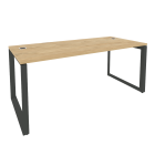 Стол рабочий руководителя на О-образном м/к ONIX Рива O.MO-SRR-5.8 Тиквуд Светлый/Антрацит