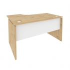 Стол эргономичный правый Рива ONIX O.SA-2R Тиквуд Светлый/Белый