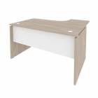 Стол эргономичный левый Рива ONIX O.SA-3L Тиквуд Светлый/Белый