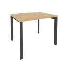Стол рабочий на П-образном м/к Рива ONIX O.MP-SP-1.8 Тиквуд Светлый/Антрацит