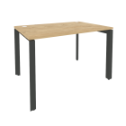 Стол рабочий на П-образном м/к Рива ONIX O.MP-SP-2.8 Тиквуд Светлый/Антрацит