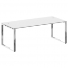 Стол рабочий руководителя Рива METAL SYSTEM DIRECT БО.СРР-6.9 Белый