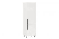 Шкаф кухонный для холодильника 600 Любимый дом Шервуд ЛД 281.230.000.177 Белый Белый глянец