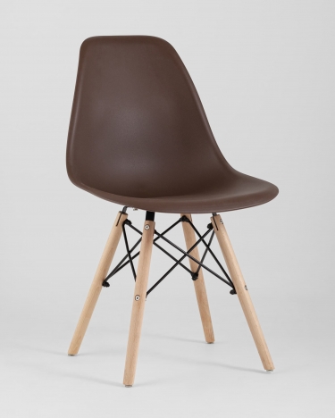 Стул Stool Group Style DSW NEW Коричневый