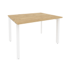Стол переговорный 1 столешница Рива ONIX O.MP-PRG-1.2 Тиквуд Светлый/Белый