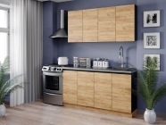 Кухня 2200 Любимый дом Шервуд 4 Черный Дуб золотой