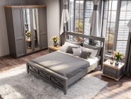 Спальный гарнитур Любимый дом Амели 12 Оникс серый