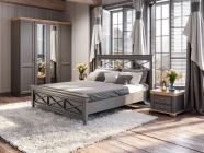 Спальный гарнитур Любимый дом Амели 12 Оникс серый