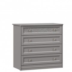 Комод с 4 ящиками Любимый дом Джулия ЛД 695.040.000 Оникс серый