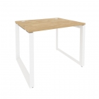 Стол рабочий на О-образном м/к Рива ONIX O.MO-SP-1.8 Тиквуд Светлый/Белый