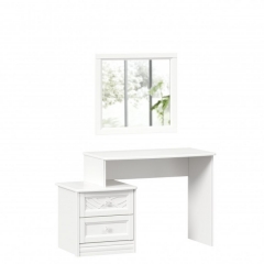 Столик туалетный Любимый дом Джулия с зеркалом Белый