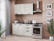 Кухонный гарнитур 2000 Любимый дом Винченца 5 Черный Дуб Крафт белый