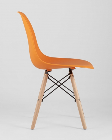 Стул Stool Group SIMPLE DSW NEW Оранжевый