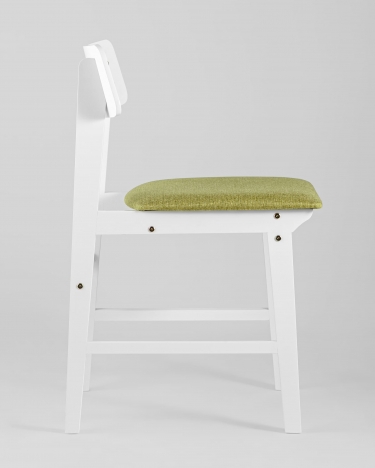 Комплект из двух стульев Stool Group ODEN WHITE 2 шт Оливковый