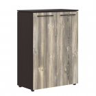 Шкаф с глухими средними дверьми Skyland MMC 85.1 Дуб Базель/Венге Магия