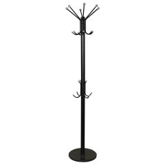 Вешалка-стойка BRABIX SHT-CR450 на мраморном диске Черный