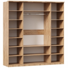 Шкаф четырехстворчатый Любимый дом Фиджи 006 Дуб Золотой Антрацит