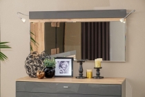 Зеркало настенное 1200 Любимый дом Фиджи ЛД 659.090.000 Дуб Золотой Антрацит