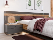 Спальный гарнитур Любимый дом Фиджи 4 Дуб Золотой Антрацит