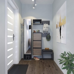 Вешалка высокая Любимый дом Флекс ЛД 135.050.000 Оникс Серый