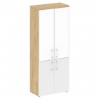 Шкаф высокий широкий Рива SHIFT SK.ST-1.2R white Тиквуд Светлый/Белый Бриллиант