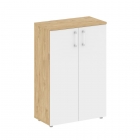 Шкаф средний широкий Рива SHIFT SK.ST-2.3 Тиквуд Светлый/Белый Бриллиант