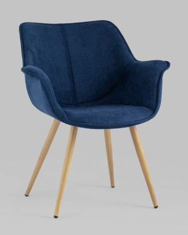Стул Stool Group Джулиан шенилл Синий