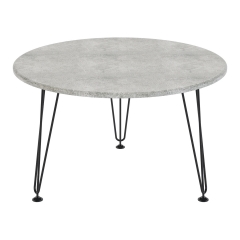 Стол журнальный Крит 730730 МАГ-РИВЕР Мрамор Монте белый