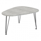 Стол журнальный Куба 870670 МАГ-РИВЕР Бетон светлый