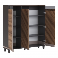 Греденция Честер МАГ-РИВЕР Авелано/Темно-серый/Велюр Алисия