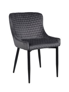 Стул Stool Group Ститч Хани велюр Серый