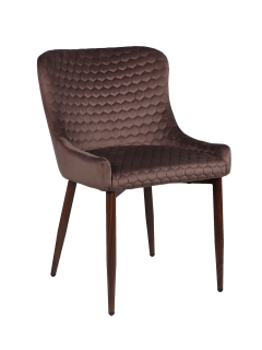 Стул Stool Group Ститч Хани велюр Коричневый