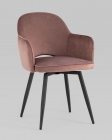 Стул Stool Group Венера вращающийся велюр Пыльно-розовый