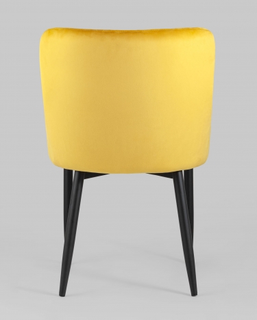 Стул мягкий Stool Group Ститч велюр Оранжевый
