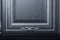 Кухонный гарнитур 2400 Любимый дом Италия 03 Черный Дуб темный