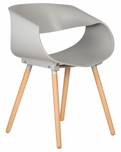 Стул обеденный DOBRIN DOBRIN ALIEN Светло-серый GR-01