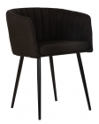 Стул обеденный DOBRIN DOBRIN ALINA Черная ткань LAR-106D-28