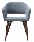 Стул R-home Oscar Сканди Грей Темный Орех