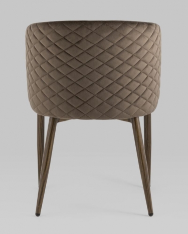 Стул Stool Group Оскар wood велюр Коричневый