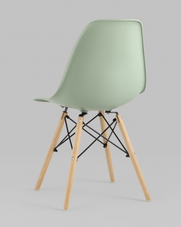 Стул Stool Group SIMPLE DSW NEW Серо-зеленый