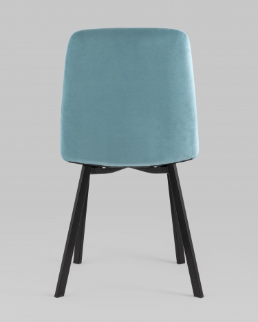 Стул Stool Group Oliver SquareвелюрПыльно-голубой