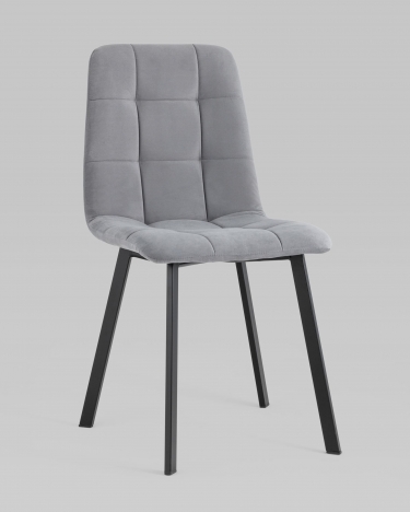 Стул Stool Group Oliver SquareвелюрСерый