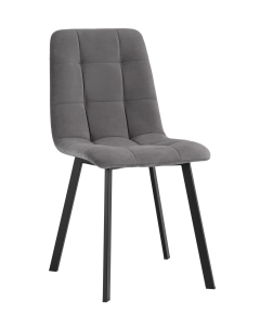 Стул Stool Group Oliver SquareвелюрТемно-серый