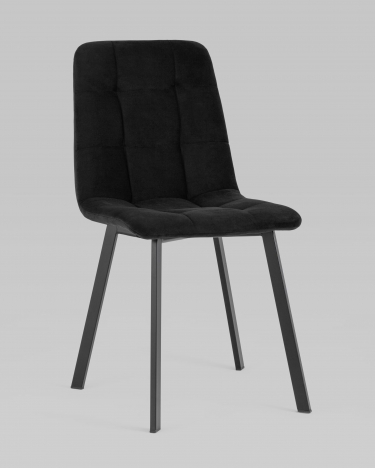 Стул Stool Group Oliver SquareвелюрЧерный