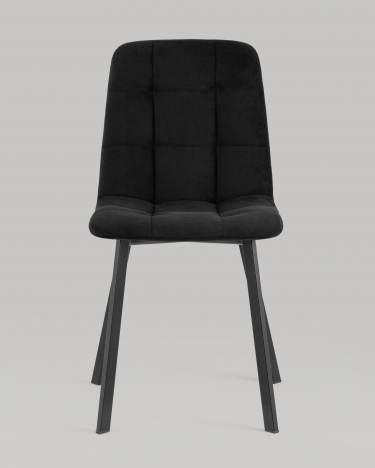 Стул Stool Group Oliver SquareвелюрЧерный