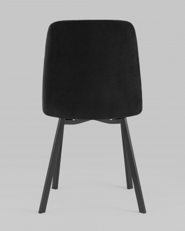 Стул Stool Group Oliver SquareвелюрЧерный