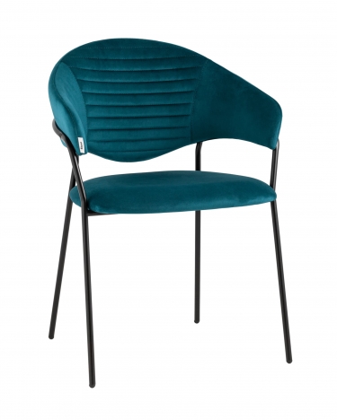 Стул Stool Group Алексис велюр Сине-зеленый